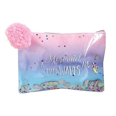 Piórnik saszetka Stnux Holografik Mermaid